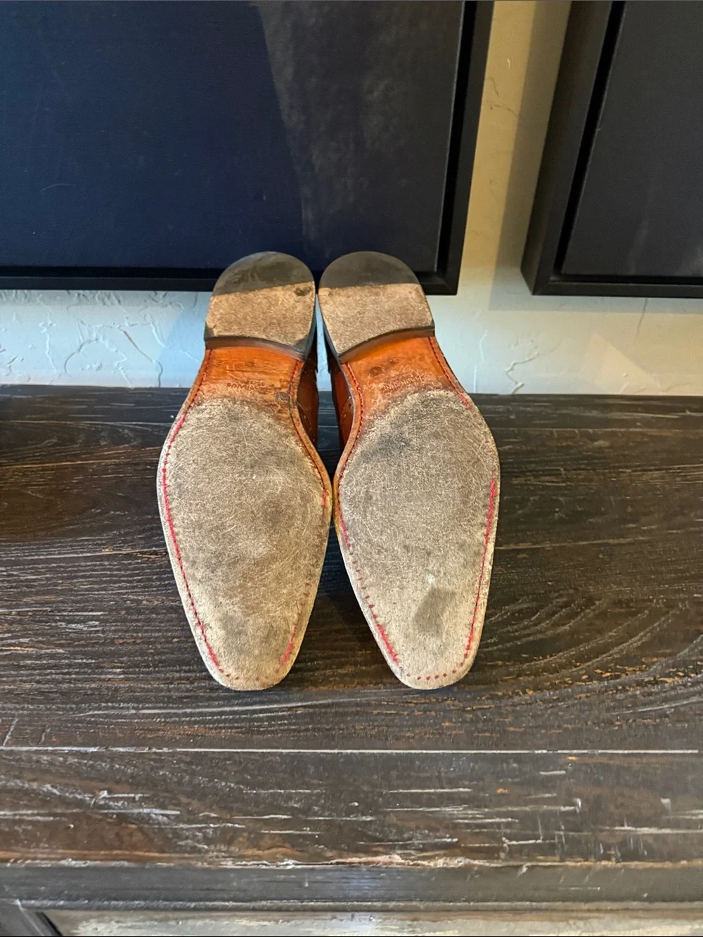 Magnanni Brown Leather Wingtip Oxfords